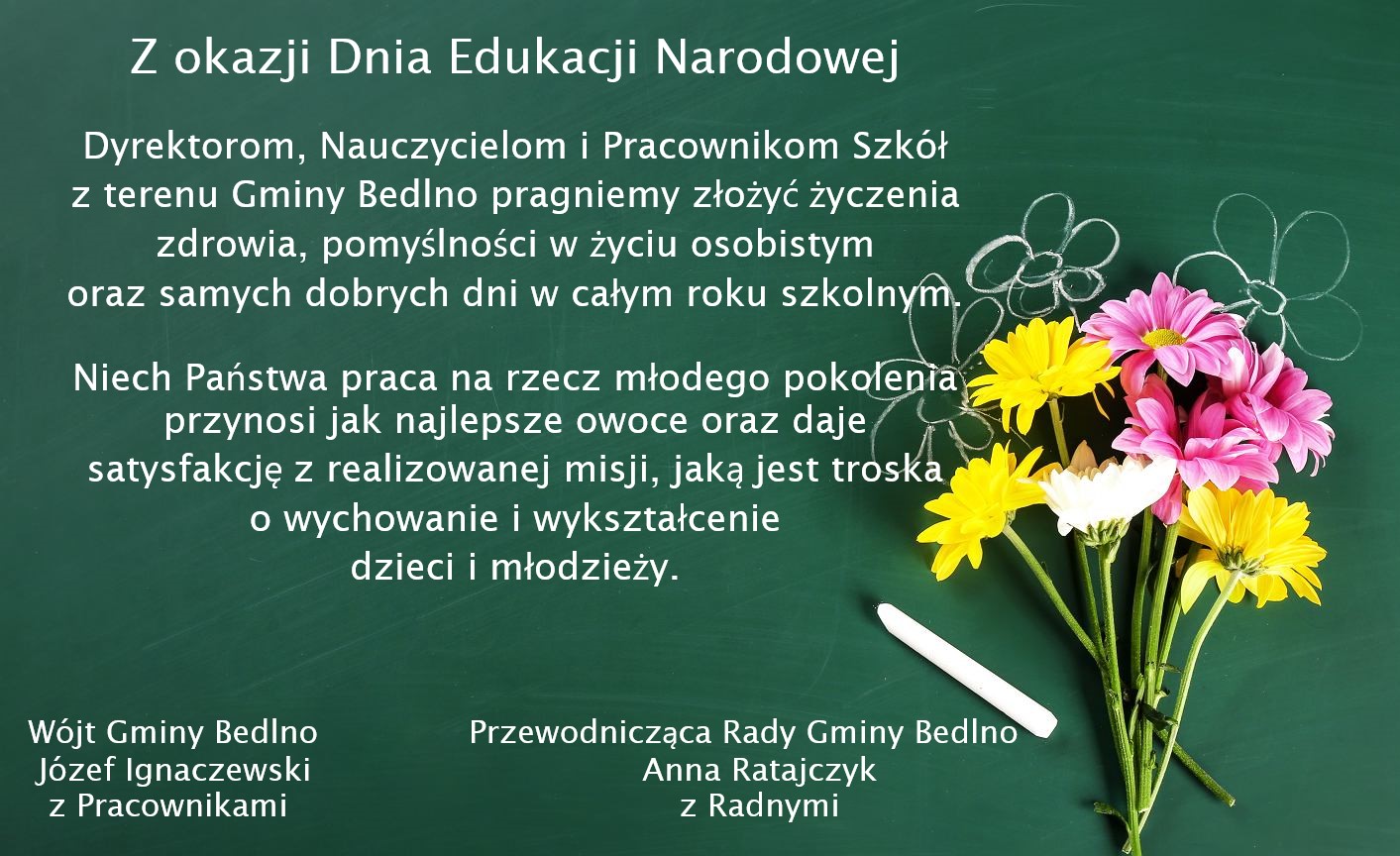 Życzenia z okazji Dnia Edukacji Narodowej