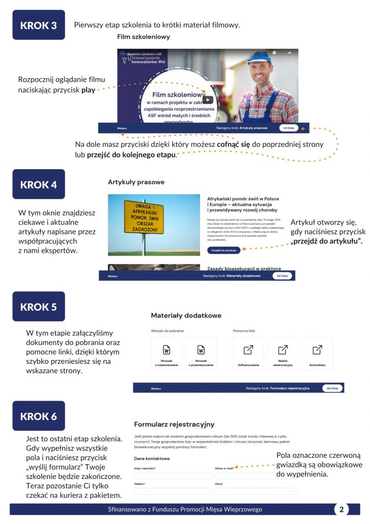 Szkolenia dla małych i średnich gospodarstw województwa łódzkiego w zakresie zapobiegania rozprzestrzeniania ASF.