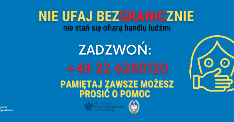 Komunikat związany z sytuacją na Ukrainie - Zespół do Spraw Przeciwdziałania Handlowi Ludźmi