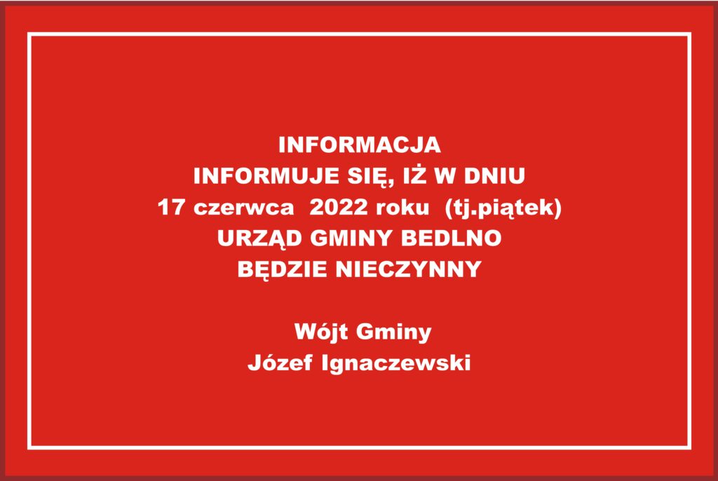 urząd nieczynny