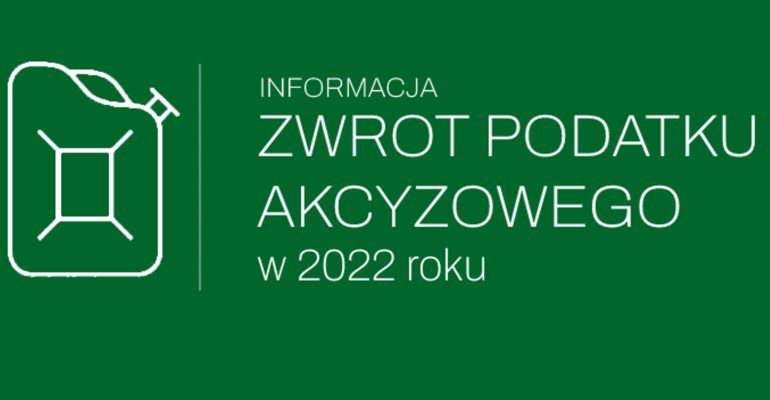 Zwrot podatku akcyzowego w 2022 roku