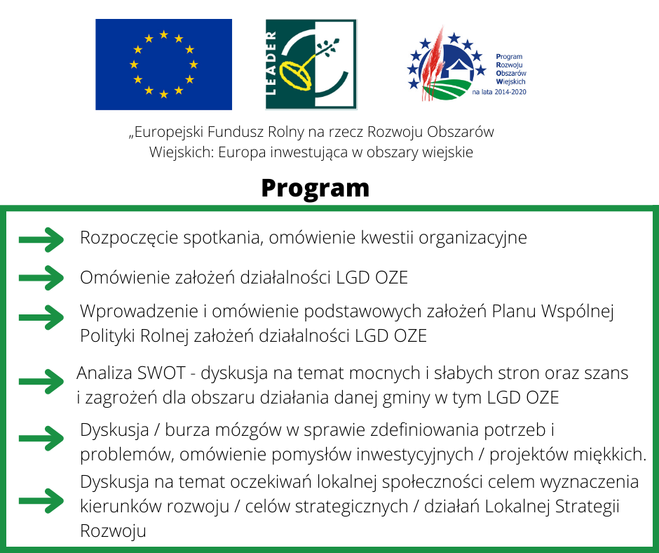 Konsultacje społeczne - Program
