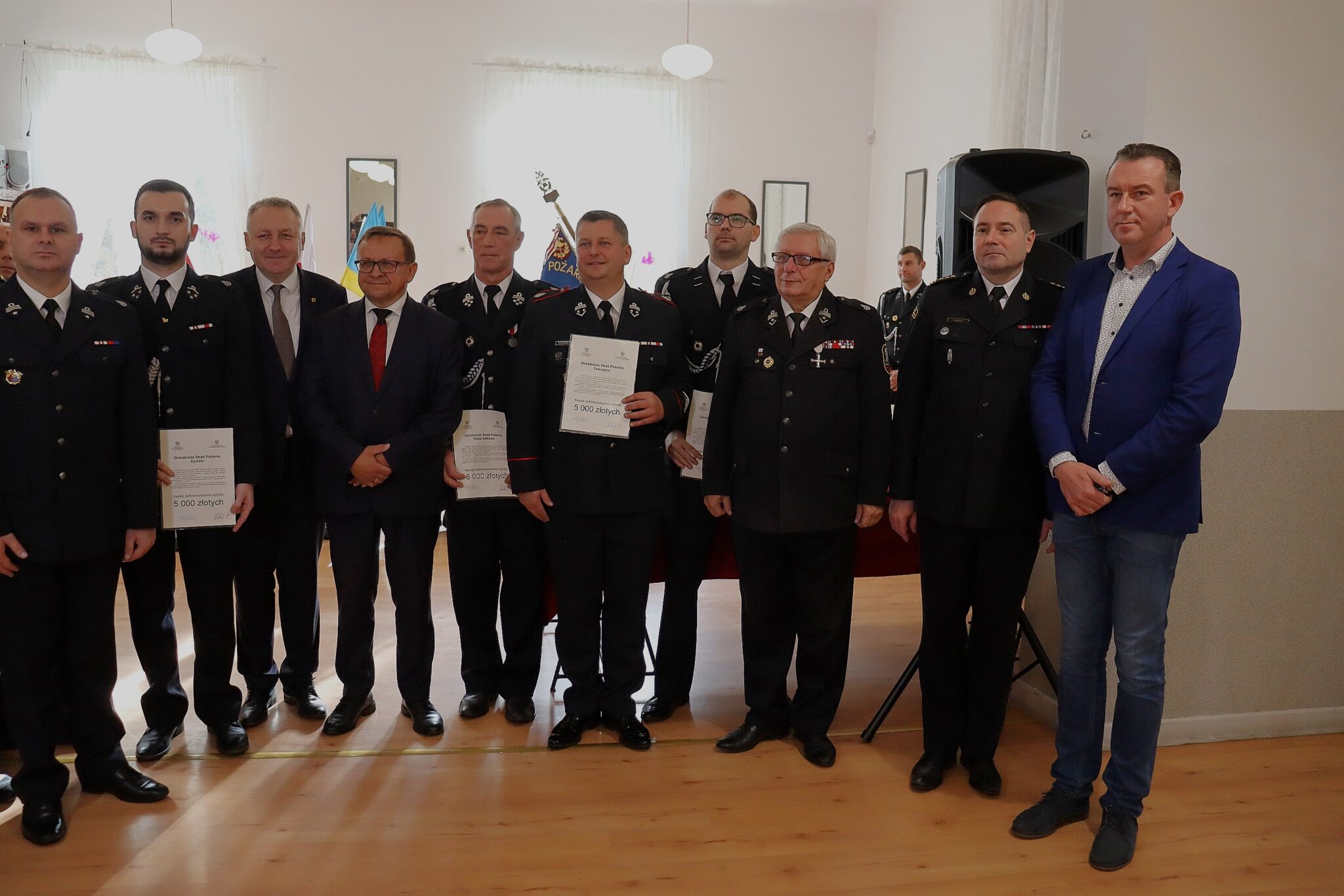 DOTACJE DLA MŁODZIEŻOWYCH DRUŻYN POŻARNICZYCH PRZY OSP – WRĘCZENIE PROMES