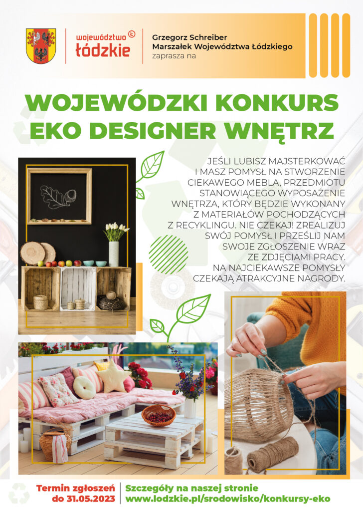 Zaproszenie do udziału w Wojewódzkim Konkursie "EKO Designer Wnętrz"