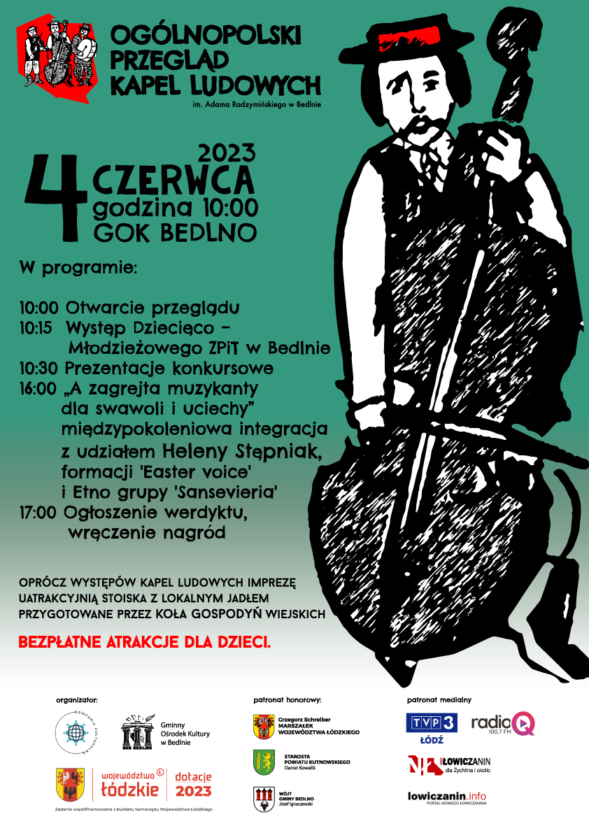 XXXII OGÓLNOPOLSKI PRZEGLĄD KAPEL  LUDOWYCH im. ADAMA RADZYMIŃSKIEGO