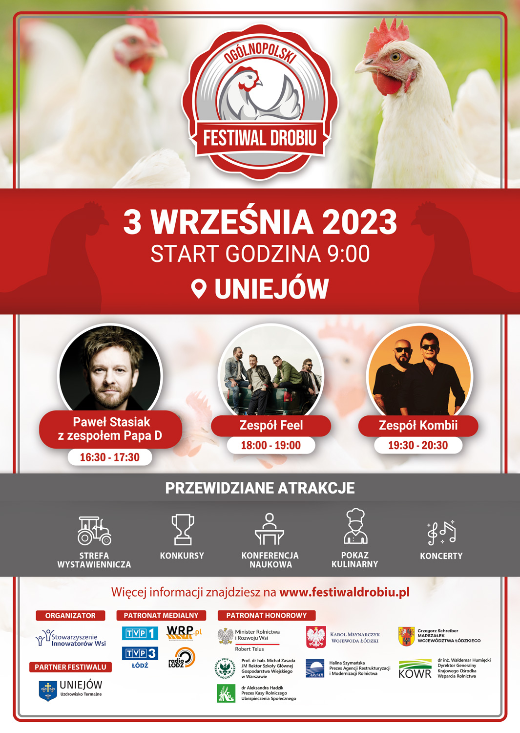 OGÓLNOPOLSKI FESTIWAL DROBIU JUŻ 3 WRZEŚNIA W UNIEJOWIE