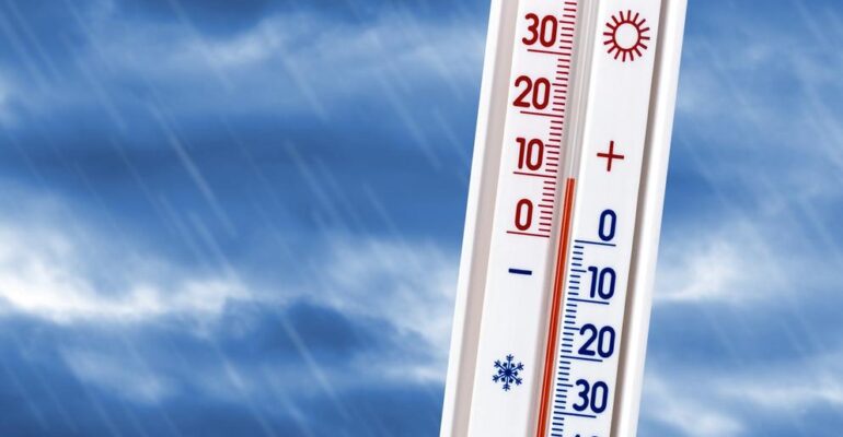 Aktualny stan pogody ze stacji meteorologicznej w Żeronicach