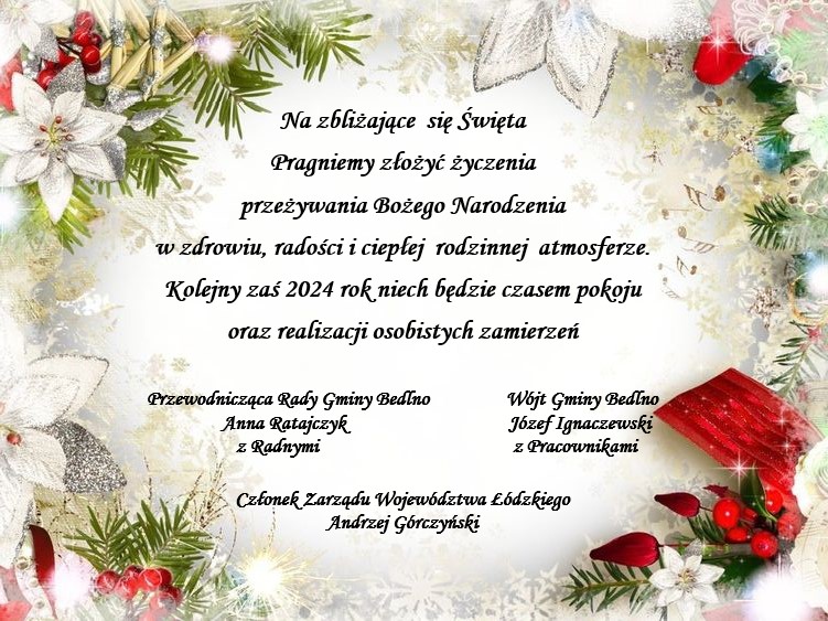 ŻYCZENIA ŚWIĄTECZNE