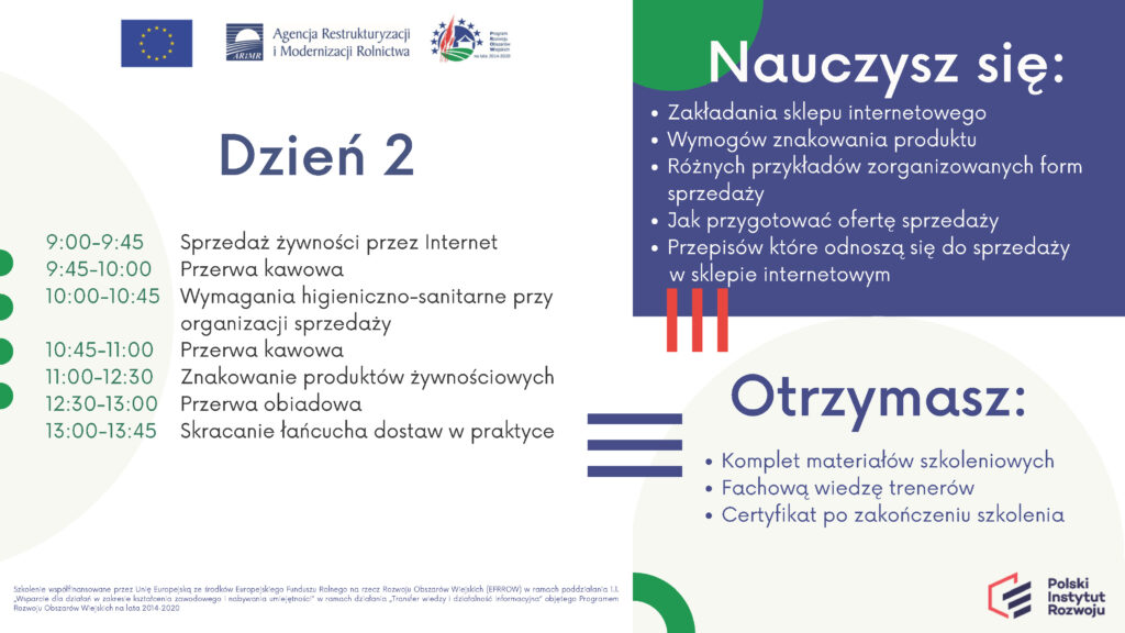 Zapraszamy na szkolenia