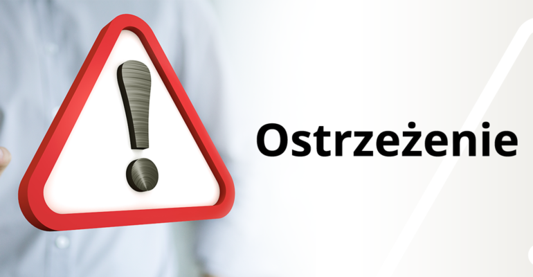 ostrzeżenie