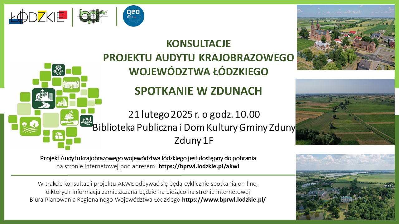 Spotkanie w sprawie projektu Audytu Krajobrazowego Województwa Łódzkiego