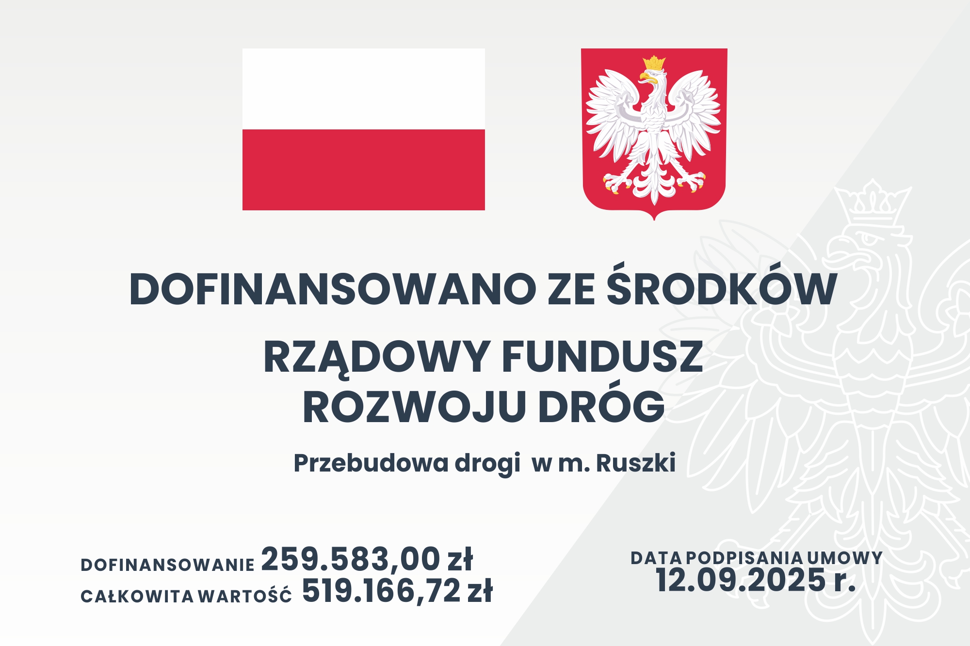 Przebudowa drogi w m. Ruszki